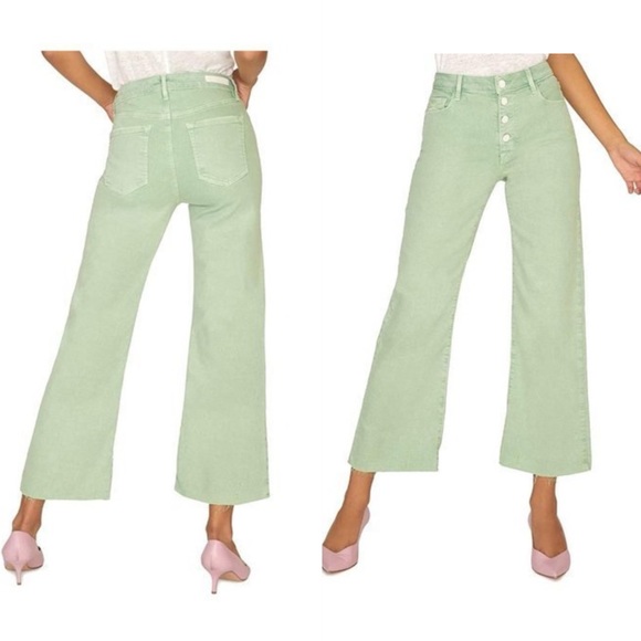 Sanctuary Nonconformist Button Fly Jeans Seamfoam GREEN SZ 31 NEW! - Picture 1 of 16
